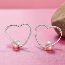 Asymmetrische Herz-Creolen