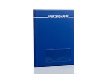 1x Fahrzeugmappe A5 blau