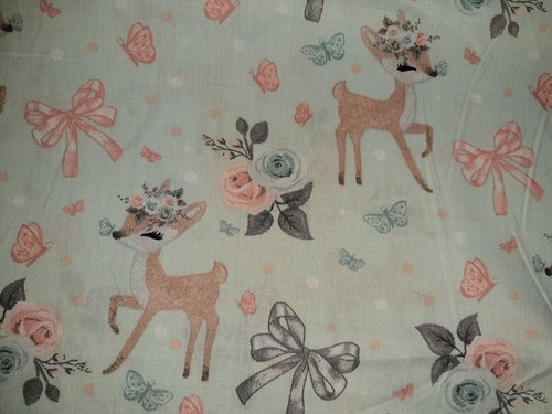 Baumwollstoff bambi rehe u - baumwollstoff, bambi,