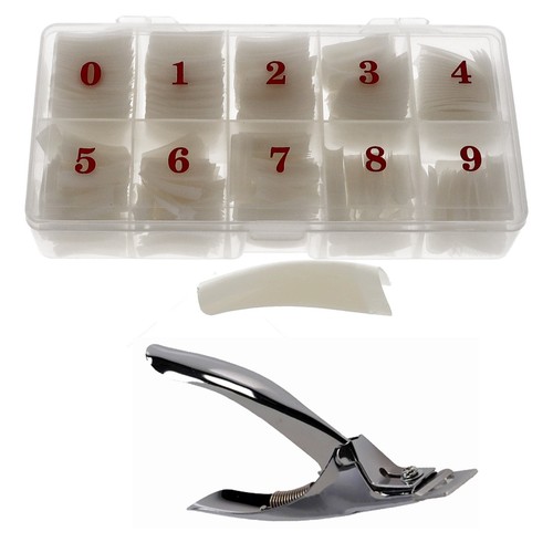 Nail tips natural 500 incl - nail,