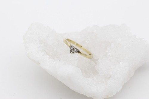 Schöner ring herzform aus - ring,