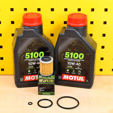 Ölwechselset Öl Ölfilter Motul 5100 10w40 Motoröl Für: Yamaha XT 350 alle M.