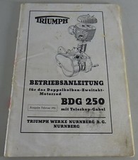 Betriebsanleitung Triumph BDG