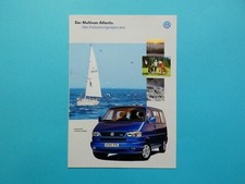Prospekt / Katalog / Broschüre - VW Bus T4 - Multivan - Atlantis - 09/98