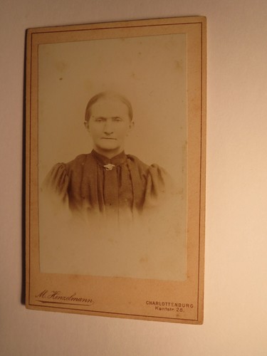 Frau portrait cdv m - -,