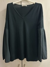 DOROTHEE SCHUMACHER Pullover - dunkelgrün - Größe 4 (40) - ungetragen