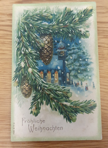 Alte prägekarte - alte, ak/prägekarte