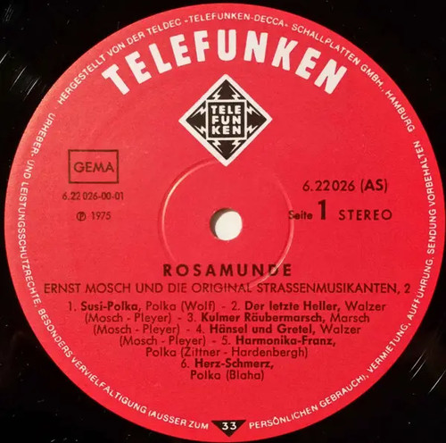 Ernst mosch und - lp,
