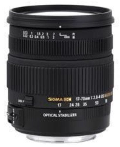 Sigma 70mm 4 - 17-70mm, macro