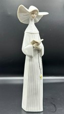 Lladro Figur Nonne Weiß