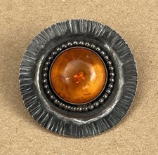 Vintage 835 Silberbrosche mit