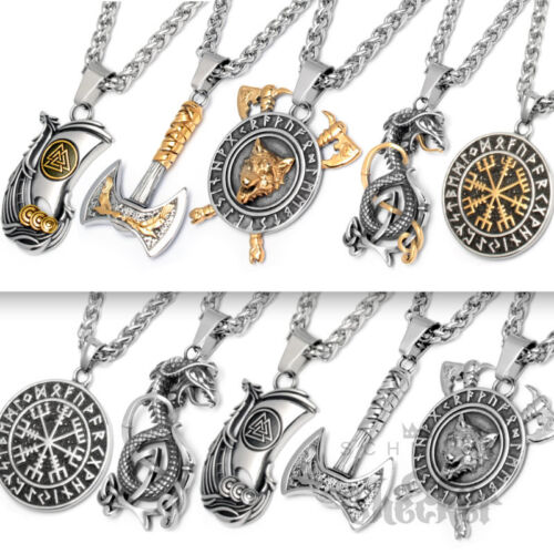 Wikinger schmuck edelstahl - wikinger,