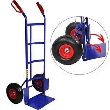 Sackkarre klappbar Transportkarre Stapelkarre Karre Transport 200 kg Blau