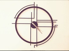 design wand uhr wohnzimmer