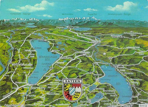 Oberbayerisches seengebiet - oberbayerisches, ak