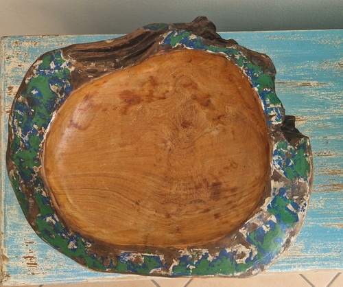 Schwere holzschale dekoschale - schwere,
