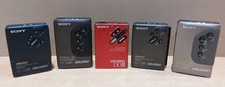 5x Sony Walkman Konvolut: gebraucht/teildefekt/defekt: WM DDII rot, DD33, DD22