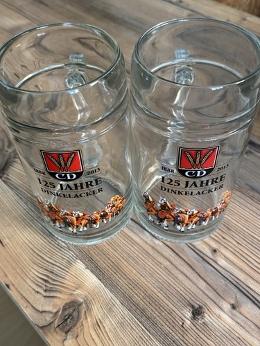 Dinkelacker maßkrug gläser - dinkelacker, 1