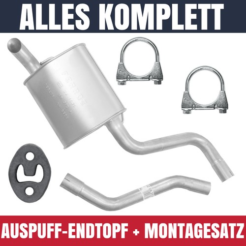 Auspuff endtopf schalldämpfer - endtopf,