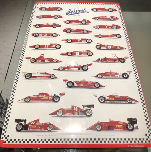 Metallschild ferrari formula - metallschild,, ferrari,