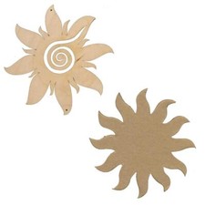 Sonne Holz Pappart filigran