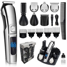 Profi Haarschneidemaschine Haarschneider Bart Trimmer Rasierer Clipper Akku~