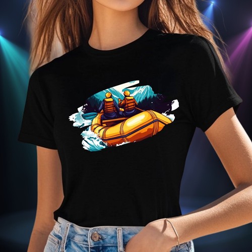 Frauen shirt rafting boot - t-shirt,