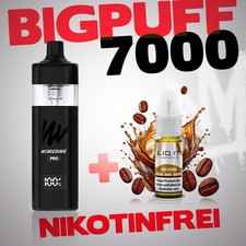 Wondervape  + Liquid  Big Puff Kit - Nikotinfrei - 0mg E-Zigarette Vape E-Shisha