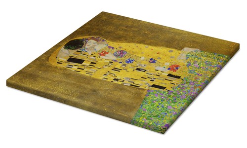 Leinwandbild der kuss gustav - der,