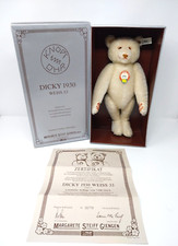 Steiff 407574 - Teddybär Dicky Weiss  ca. 33 cm  Limitiert mit Zertifikat & OVP