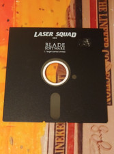 Laser Squad (Blade Software 1990) Commodore C64 (Disk) works 8-bit classic