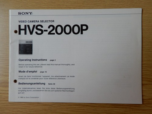 Sony video camera selector - video,