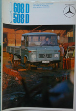 Prospekt Mercedes LKW L 608 D / L 508 D TOP