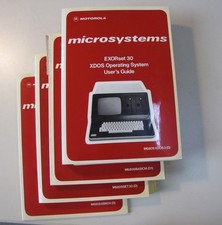 Motorola Exorset30 Doku: Users Guide,XDOS,Assembler,Basic-M,Schaltplan