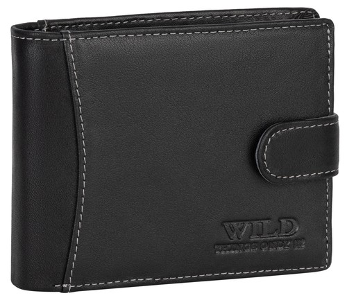 Rfid echt leder - leder, portemonnaie