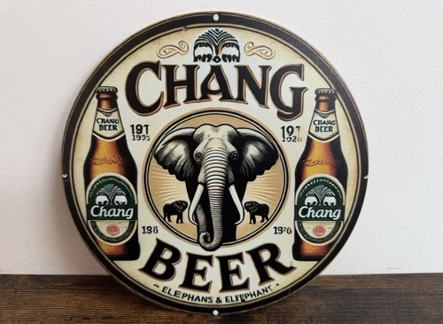 Chang beer bier werbeschild - bier,