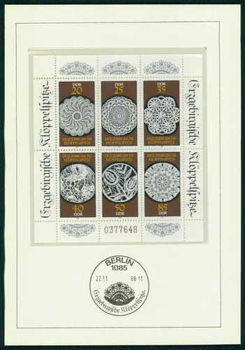 Ddr schmuckblatt 1988 - schmuckblatt,