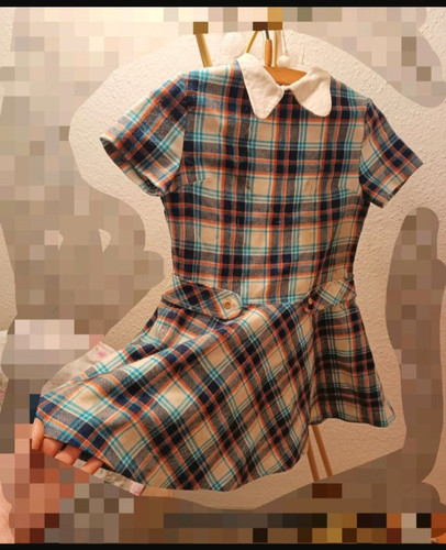 Kinder mode kleid - kleid, kariert