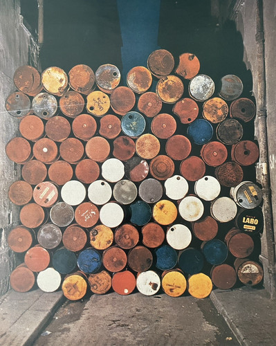 Christo wall of barrels - of,