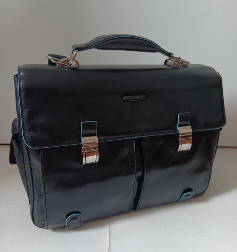 Piquadro blue square nero - square,