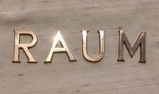 Vintage Messing Buchstaben