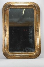 N92W29- Biedermeier Wandspiegel Rahmen vergoldet 19.Jh