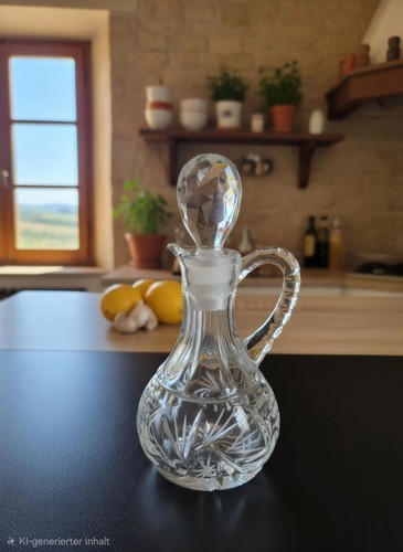Kristall glas karaffe mit - glas,