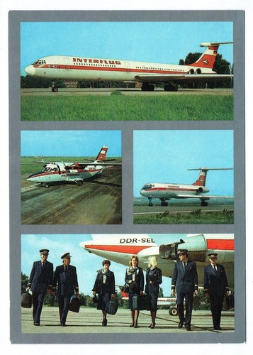 Flugzeug 62 interflug - flugzeug, il-62