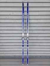 VINTAGE Old BLUE Snow Skis