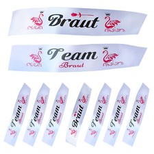 Braut + Team Braut Schärpe