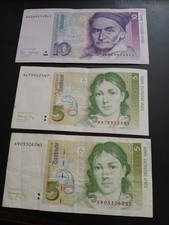 Scheine deutsche mark - dm,