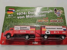 Werbetruck LKW Fussball  Weltmeister 1974 1:87 Neu