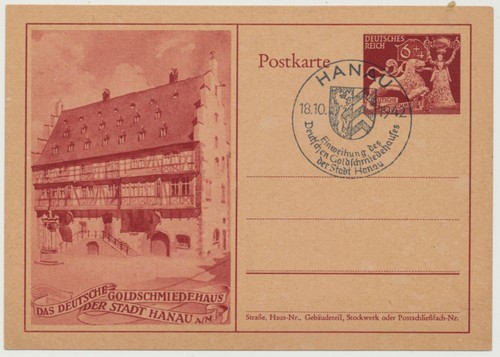 Deutsches reich 1942 ganzsache - deutsches,