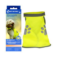 First Aid Only Hundewarnweste Gelb | Warnweste für Hunde mit Reflektor